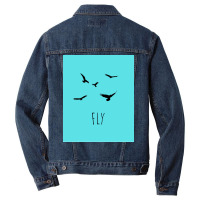 Fly Red Men Denim Jacket | Artistshot