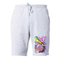 Flying Cranes Quote Fleece Short | Artistshot