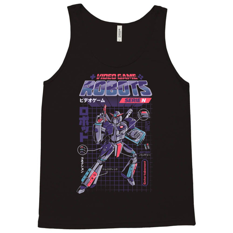 Video Game Robot Model N Tank Top | Artistshot