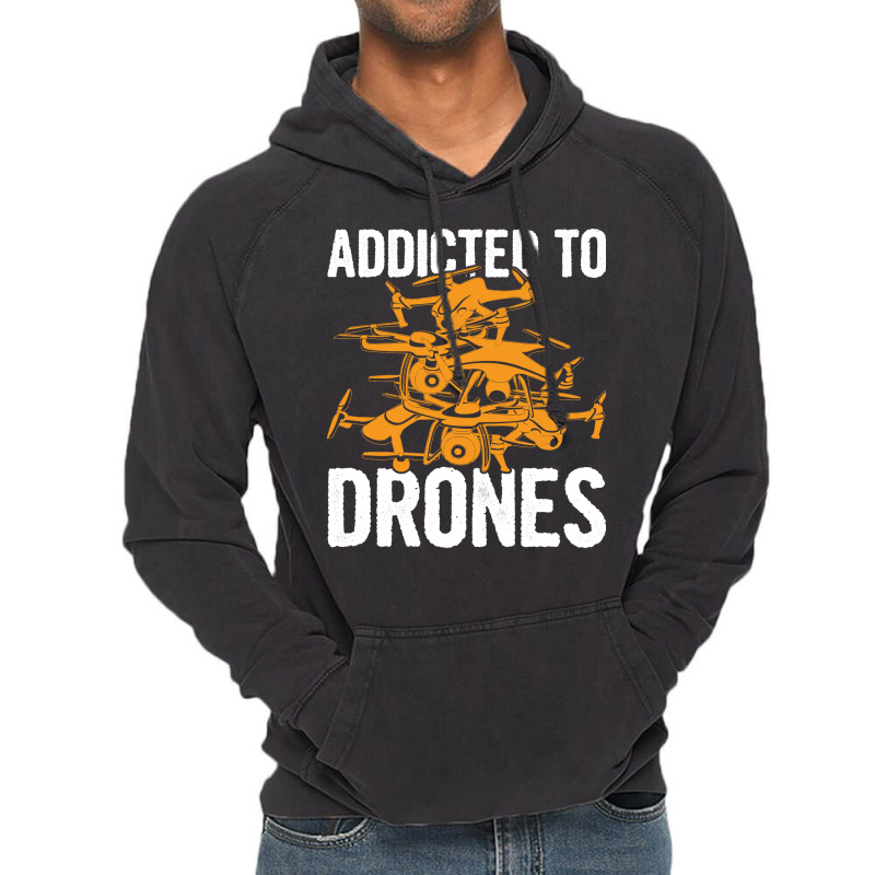 Quadcopter Quote For A Quadcopter Pilot Blue Vintage Hoodie | Artistshot