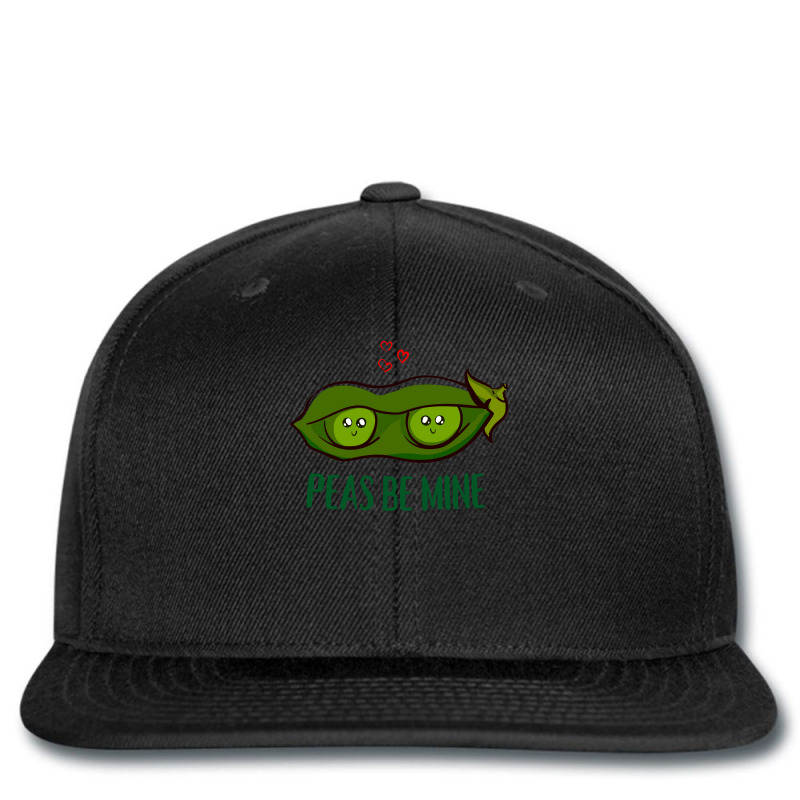 Peas Be Mine Vegetable Pea Pun Gift Printed hat by qonaahqekajo | Artistshot