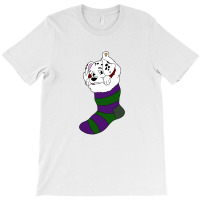 Dalmatian Puppy In A Stocking T-shirt | Artistshot