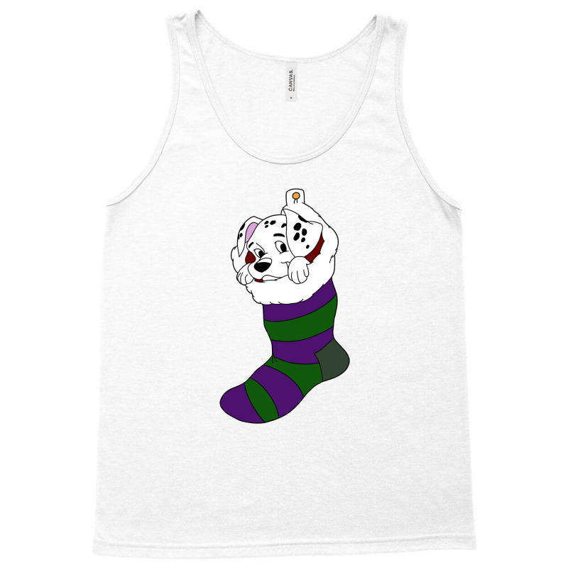 Dalmatian Puppy In A Stocking Tank Top | Artistshot