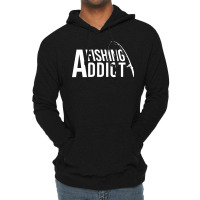 Fishing Addict Green Lightweight Hoodie | Artistshot