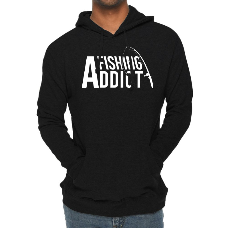 Fishing Addict Green Lightweight Hoodie by racidaniritx | Artistshot