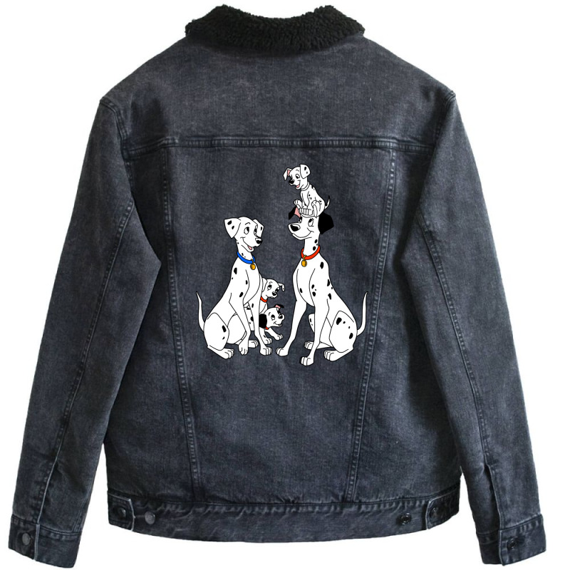 Dalmatians Unisex Sherpa-lined Denim Jacket | Artistshot