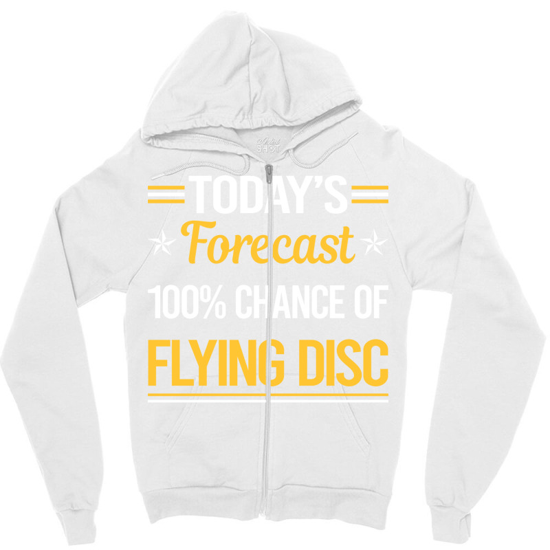 Today Forecast Flying Disc Nature Zipper Hoodie | Artistshot