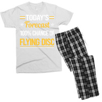 Today Forecast Flying Disc Nature Men's T-shirt Pajama Set | Artistshot