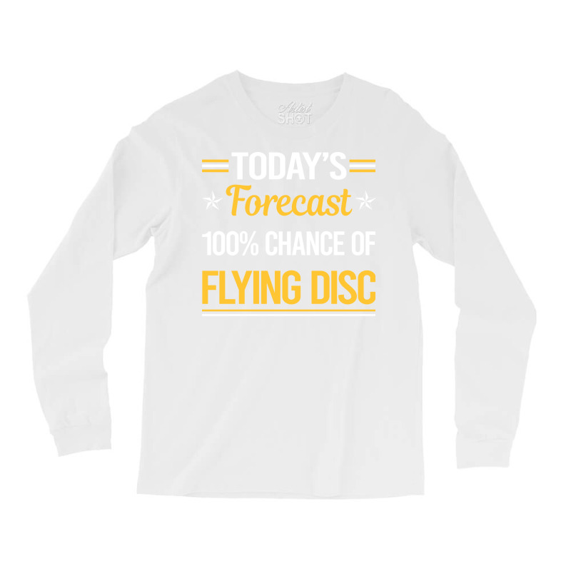 Today Forecast Flying Disc Nature Long Sleeve Shirts | Artistshot