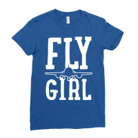 Pilot Girl Airplane Aviation Cute Ladies Fitted T-shirt | Artistshot