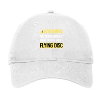 Warning About Flying Disc 70s Adjustable Cap | Artistshot