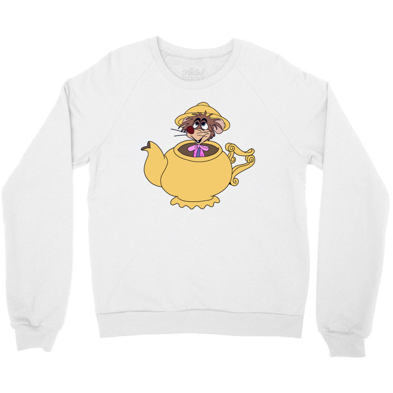 Dormouse In A Teapot Crewneck Sweatshirt | Artistshot