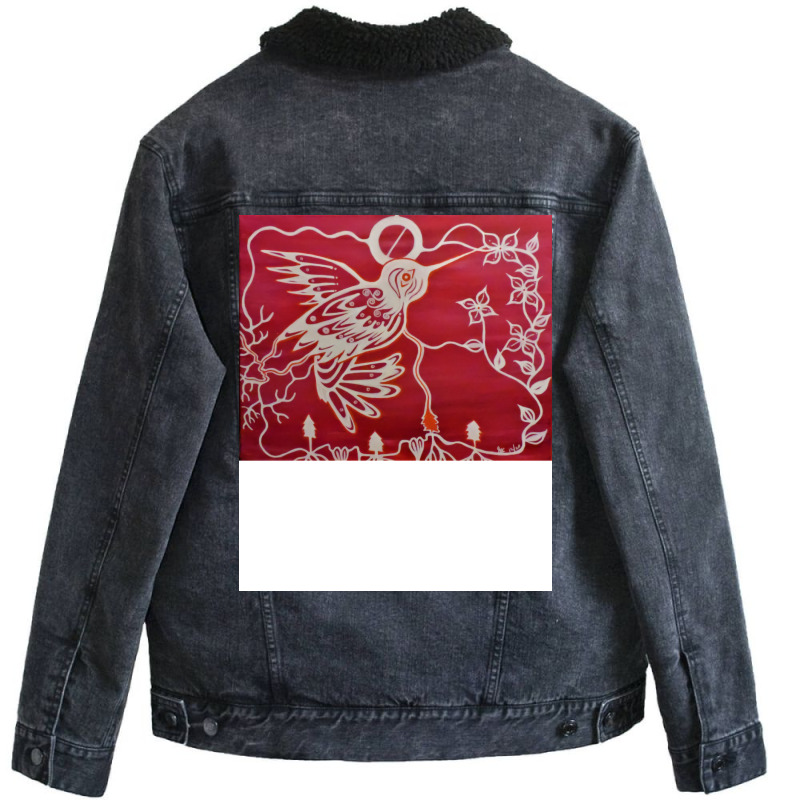 Dance Of The Tiny Thunderbird Trending Unisex Sherpa-lined Denim Jacket | Artistshot