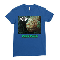 Fast Food Joke Music Ladies Fitted T-shirt | Artistshot