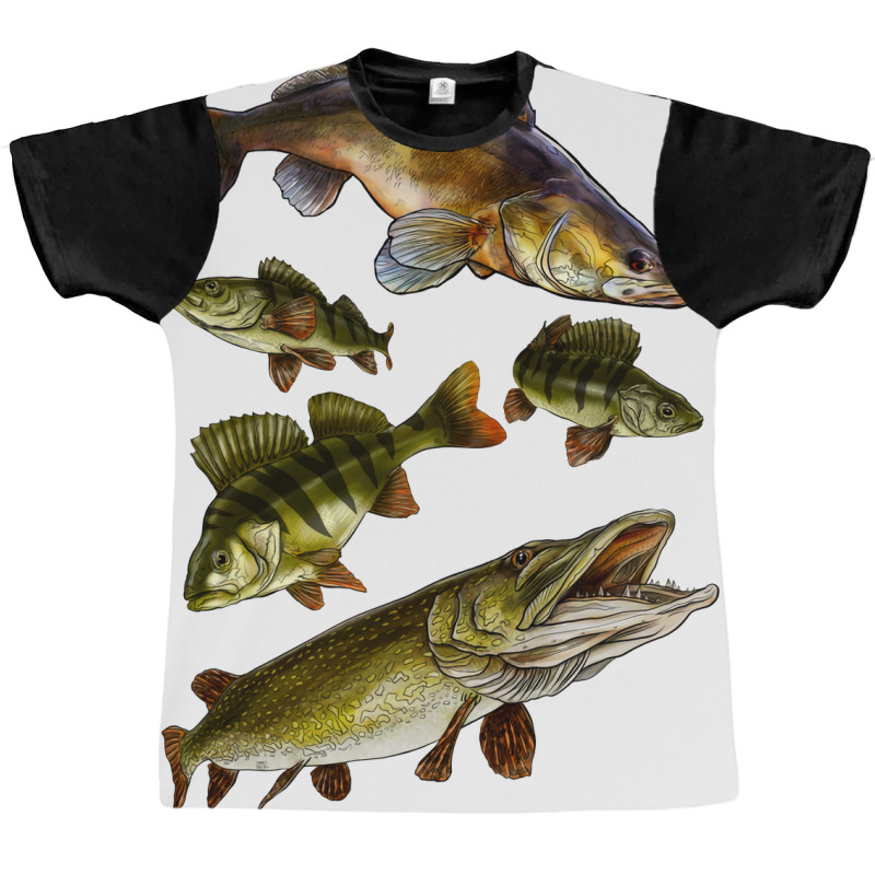 Predators Fish Hippie Graphic T-shirt by racidaniritx | Artistshot