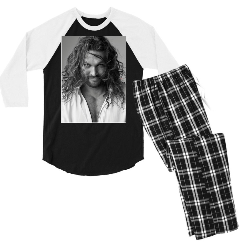 People Call Me Jason Momoa Vintage Inspired 90's R Men's 3/4 Sleeve Pajama Set | Artistshot