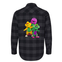 New 755 Barney And Friends Cute Flannel Shirt | Artistshot