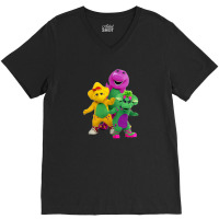 New 755 Barney And Friends Cute V-neck Tee | Artistshot