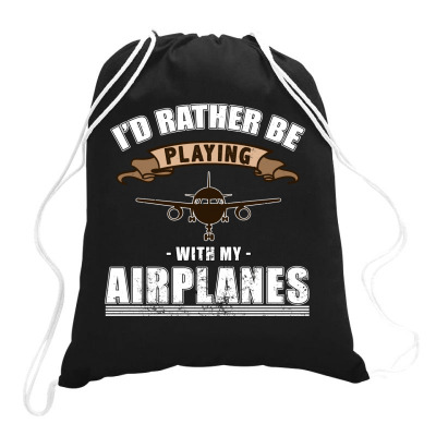 Model Aircraft, Rc, Remote Drawstring Bags Designed By Cuser2870