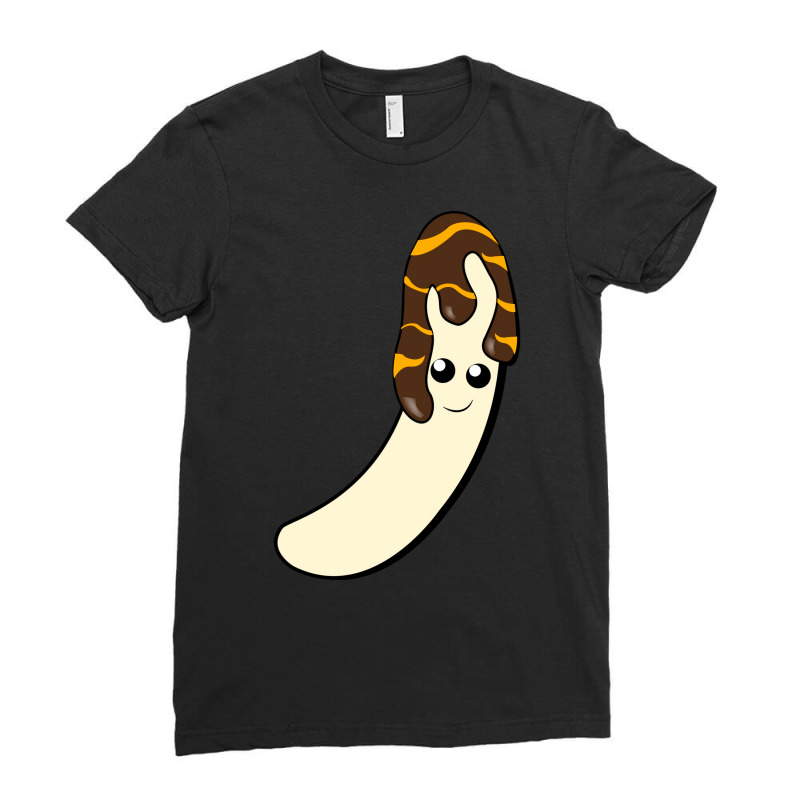 Pb Banana Chocolate Humor Ladies Fitted T-Shirt by bainesmatekp | Artistshot