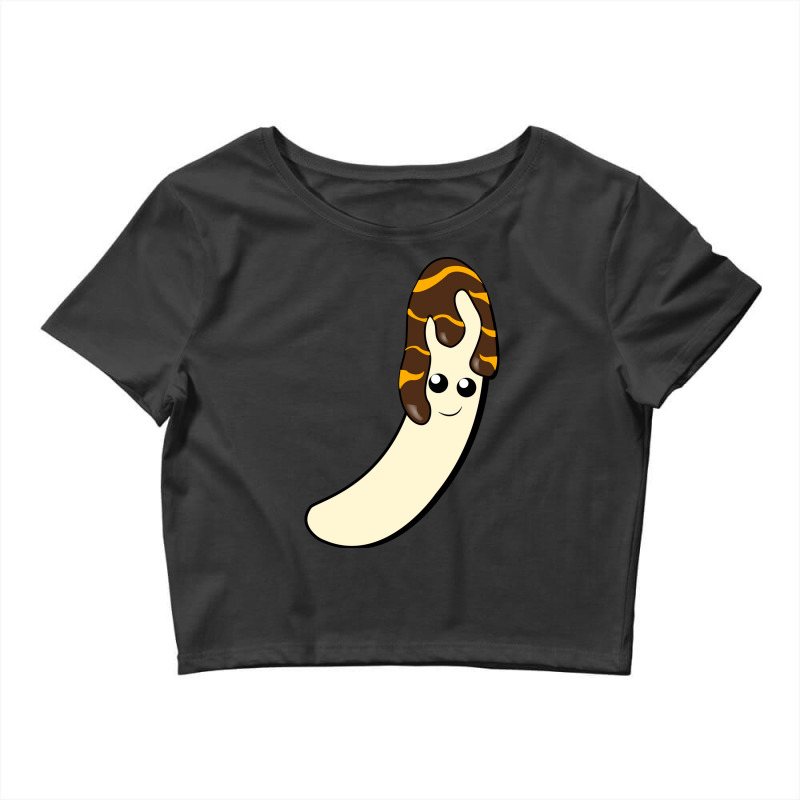 Pb Banana Chocolate Humor Crop Top by bainesmatekp | Artistshot