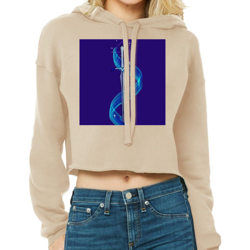 Storm Sword Cropped Hoodie by aquilflinn4 | Artistshot