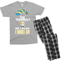 Paragliding Design For A Thermal Pilot Boy Men's T-shirt Pajama Set | Artistshot