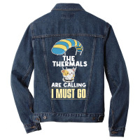 Paragliding Design For A Thermal Pilot Boy Men Denim Jacket | Artistshot