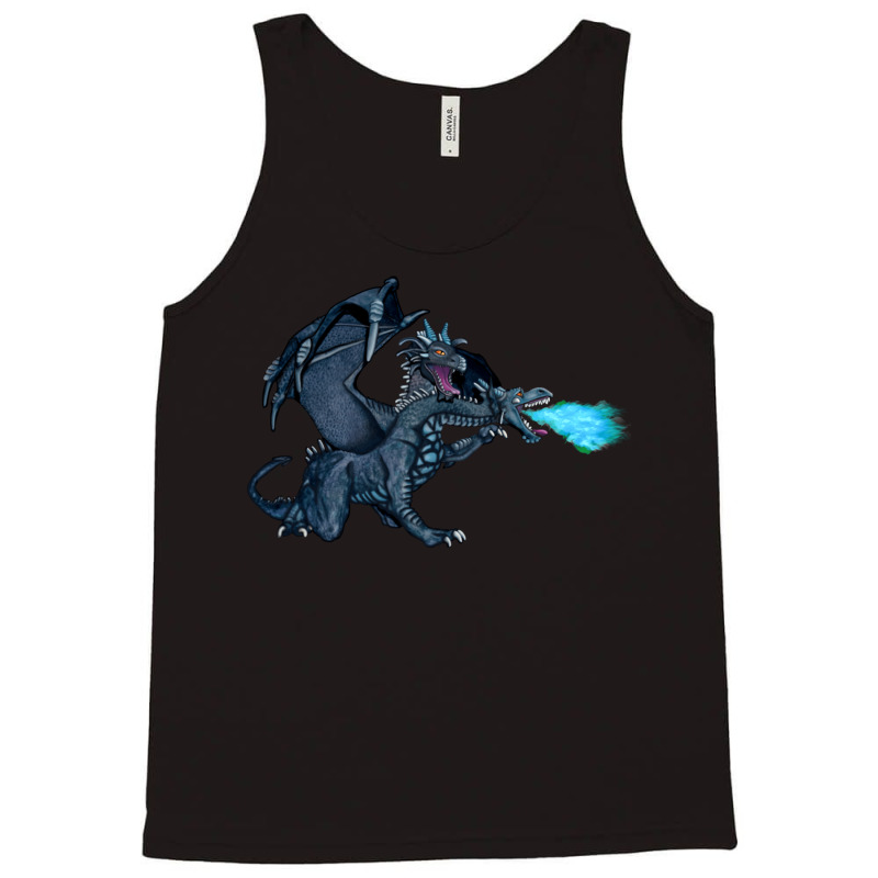 Two Headed Ice Dragon Tank Top | Artistshot