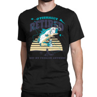 Fisher Ofishally Retired Retirement Fishing Boy Classic T-shirt | Artistshot