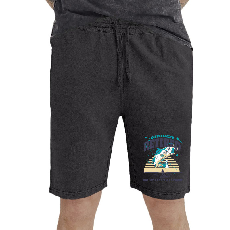 Fisher Ofishally Retired Retirement Fishing Boy Vintage Short | Artistshot