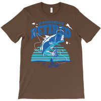 Fisher Ofishally Retired Retirement Fishing Vintag T-shirt | Artistshot