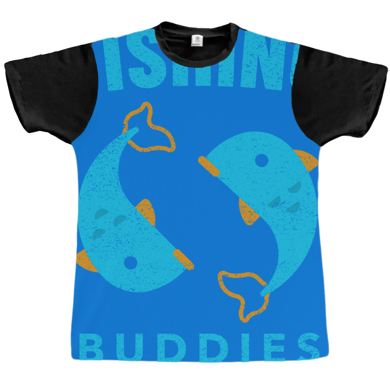 Fishing Buddies 70s Graphic T-shirt by zydravidic2 | Artistshot