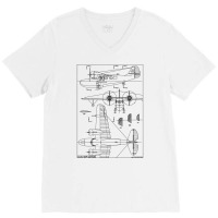 G21 Jrf Goose American Ww2 Amphibious Flying Boat V-neck Tee | Artistshot