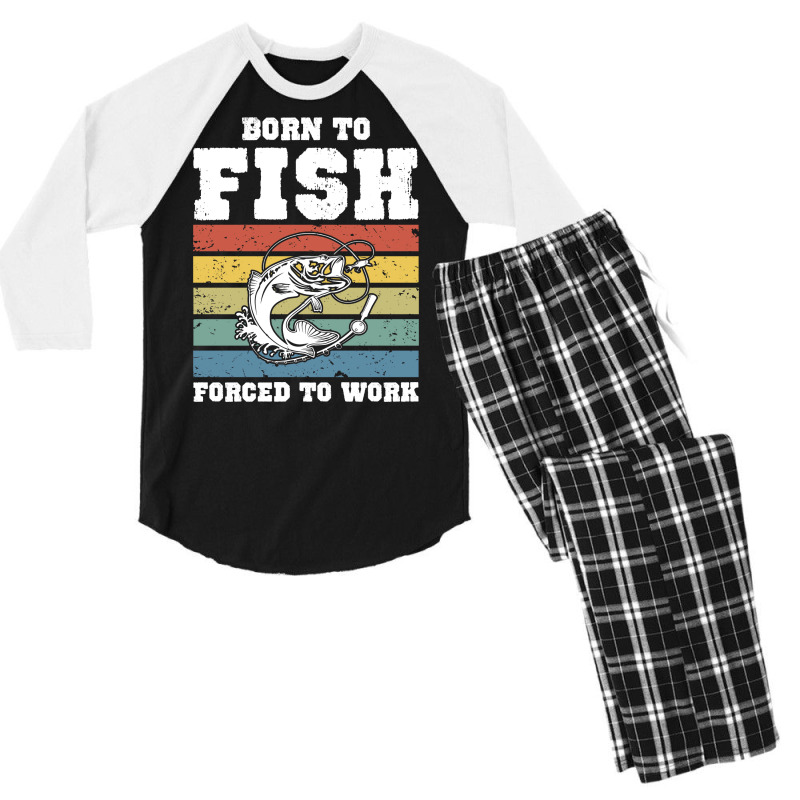 Fishing Love Aesthetic Men's 3/4 Sleeve Pajama Set by zydravidic2 | Artistshot