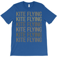 Gray Text Art Kite Flying Trending T-shirt | Artistshot