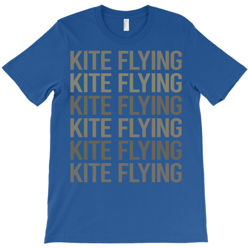 Gray Text Art Kite Flying Trending T-shirt | Artistshot