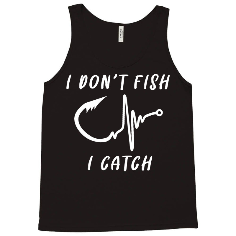 Funny Fishing Hipster Blue Tank Top by zydravidic2 | Artistshot