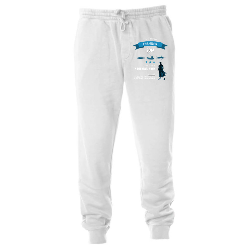 Im A Super And Awesome Fishing Son Cute Unisex Jogger by zydravidic2 | Artistshot