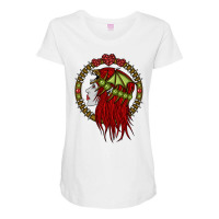 Lady Dragon Maternity Scoop Neck T-shirt | Artistshot