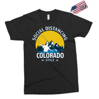 Social Distancing Colorado Style Fly Fishing  Grea Exclusive T-shirt | Artistshot