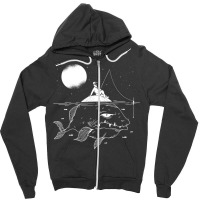 Lurking Fish Vintage Zipper Hoodie | Artistshot