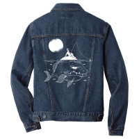 Lurking Fish Vintage Men Denim Jacket | Artistshot