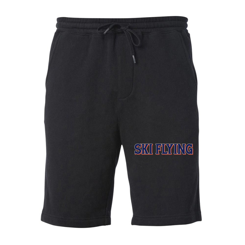 Ski Flying Blue Fleece Short | Artistshot