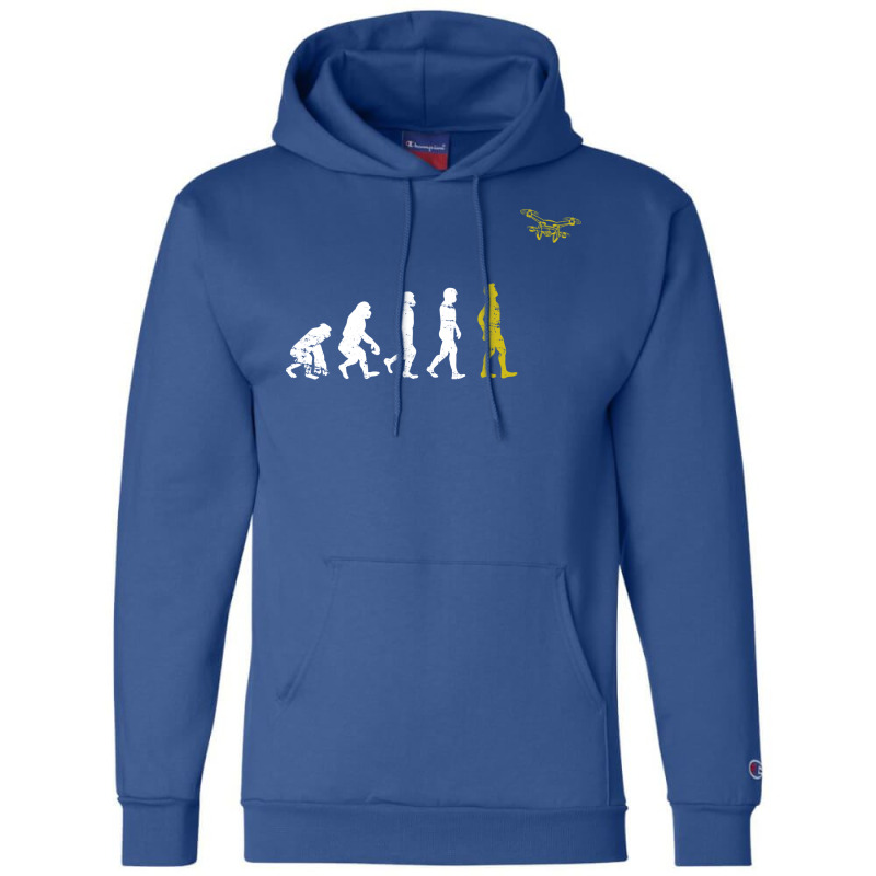 Quadcopter Evolution Drone Yellow Champion Hoodie | Artistshot