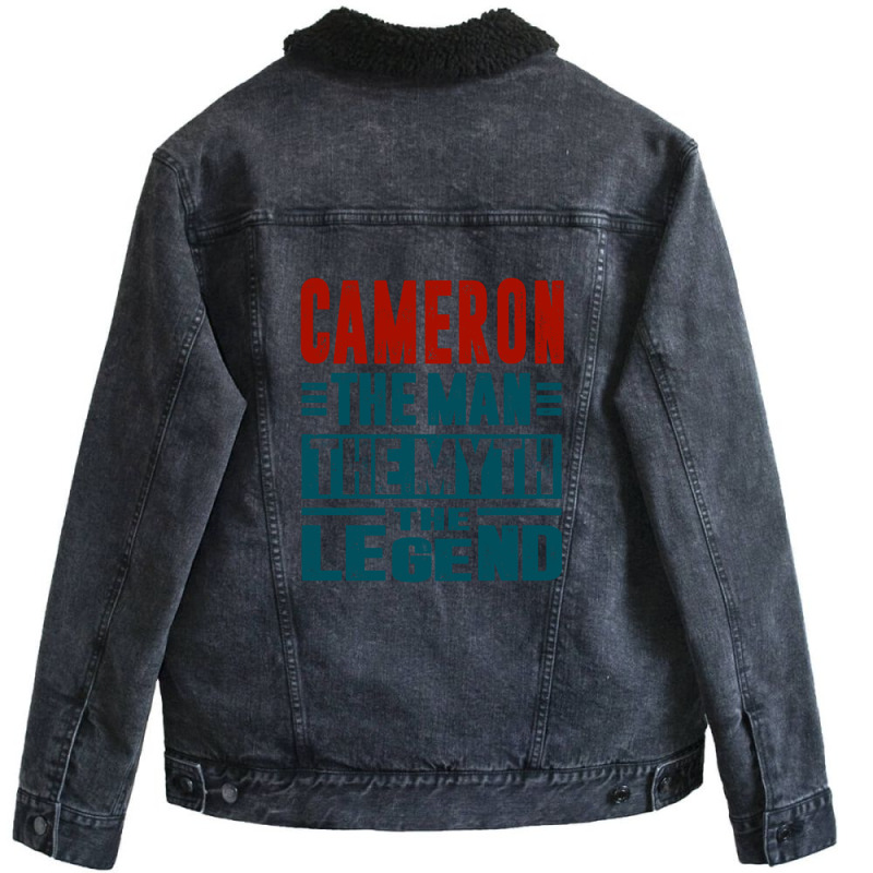 Is Your Name Cameron Unisex Sherpa-lined Denim Jacket | Artistshot