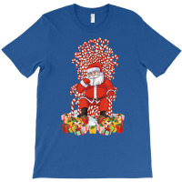 Santa Candy Cane Throne Christmas Santa T-shirt | Artistshot