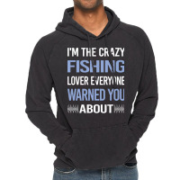 Funny Crazy Lover Fishing Tumblr Vintage Hoodie | Artistshot