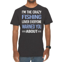 Funny Crazy Lover Fishing Tumblr Vintage T-shirt | Artistshot