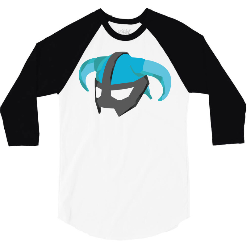 Skyrim Dragonborn Helmet 3/4 Sleeve Shirt | Artistshot